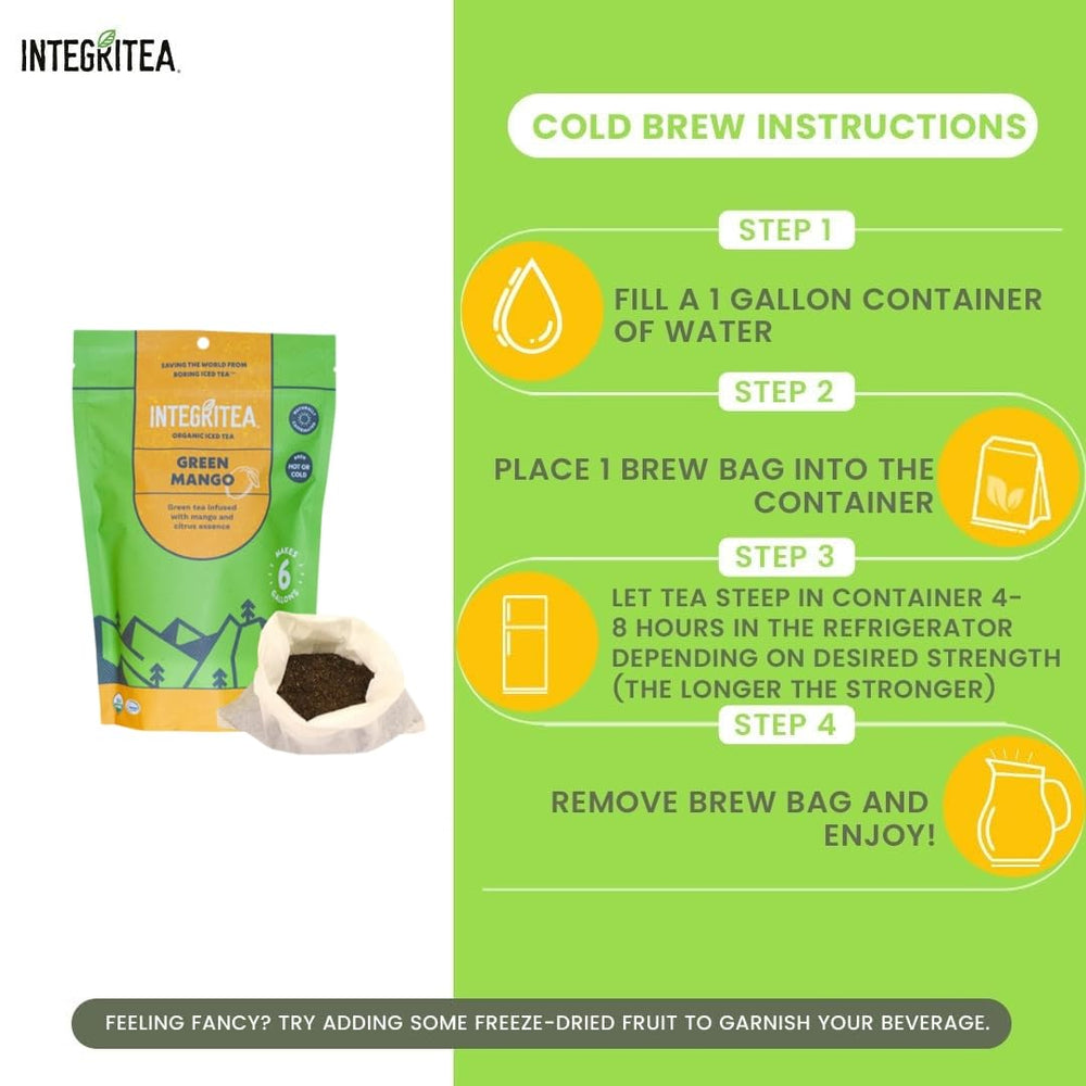 Green Mango Iced Tea Foodservice 48 Brew Bags