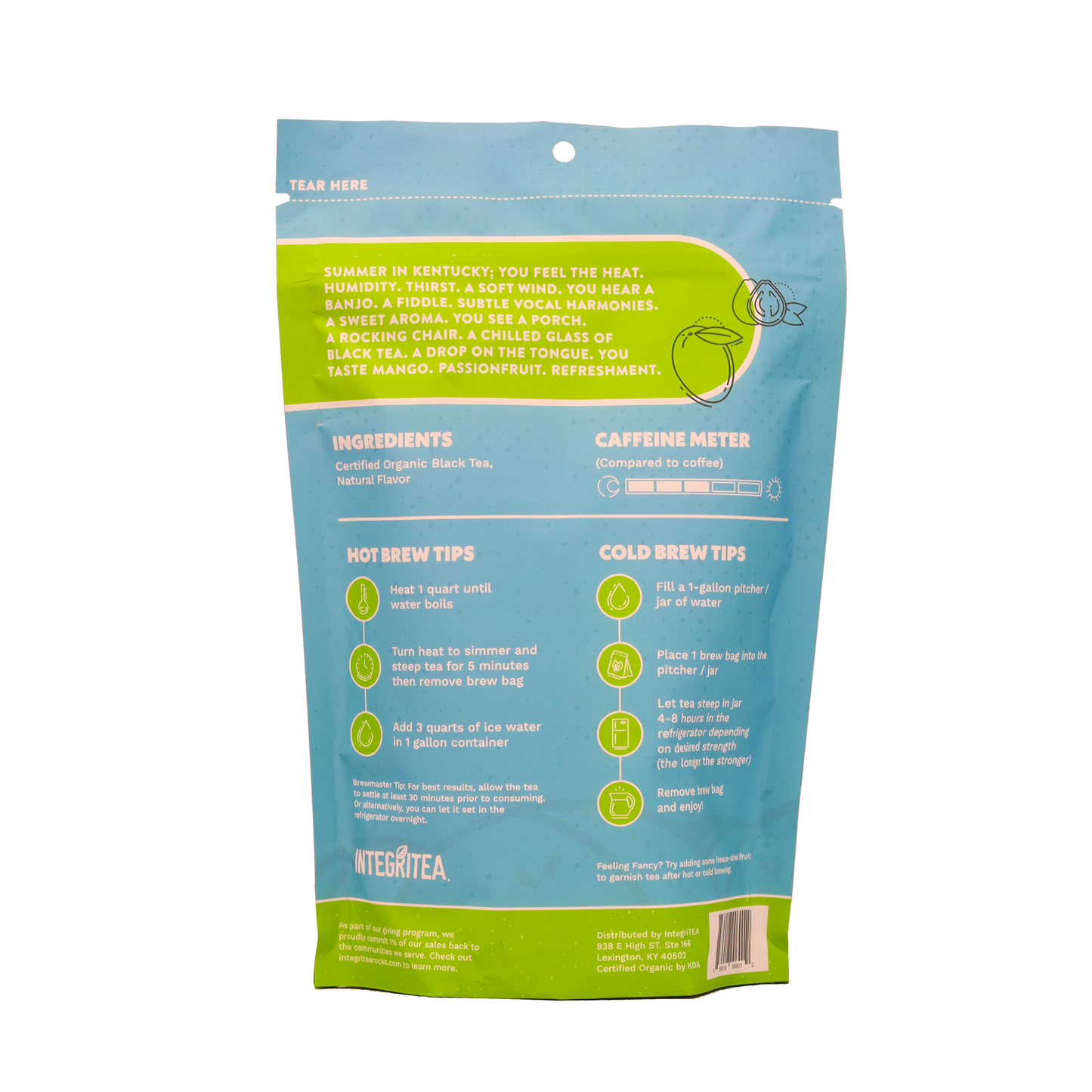 
                  
                    Bluegrass Breeze Iced Tea Foodservice 48 Brew Bags
                  
                
